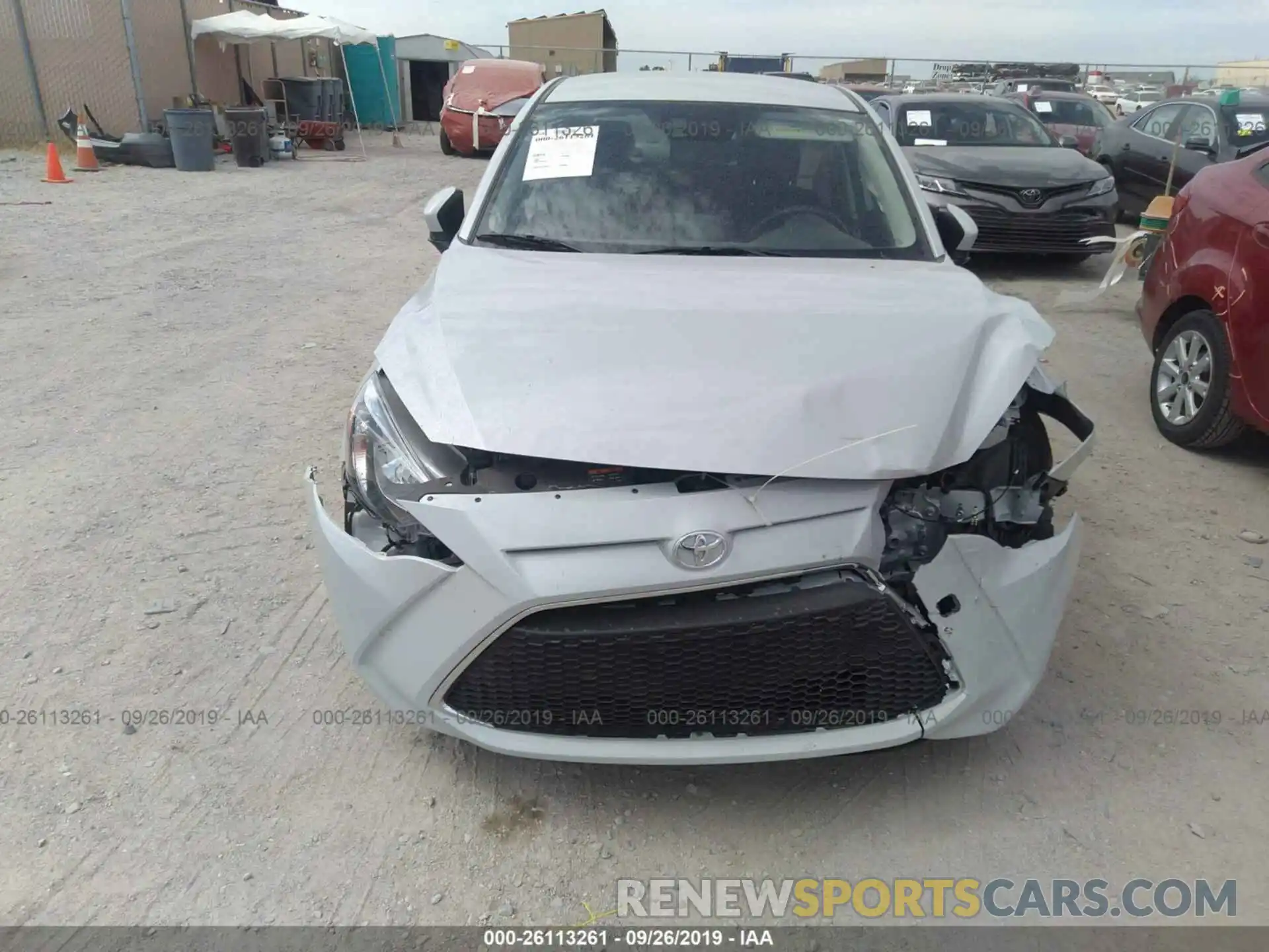 6 Photograph of a damaged car 3MYDLBYV7KY515415 TOYOTA YARIS 2019