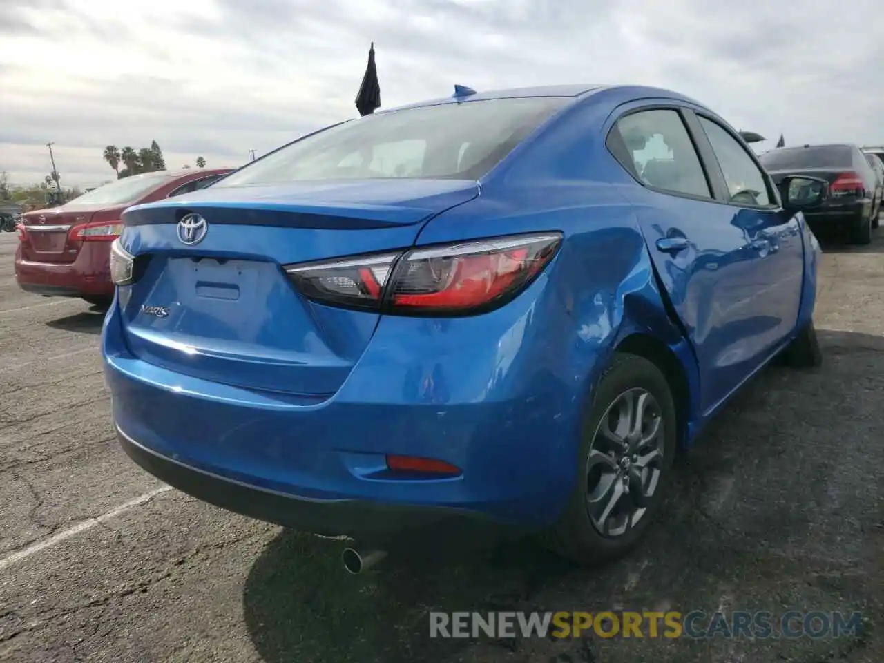 4 Photograph of a damaged car 3MYDLBYV7KY515916 TOYOTA YARIS 2019