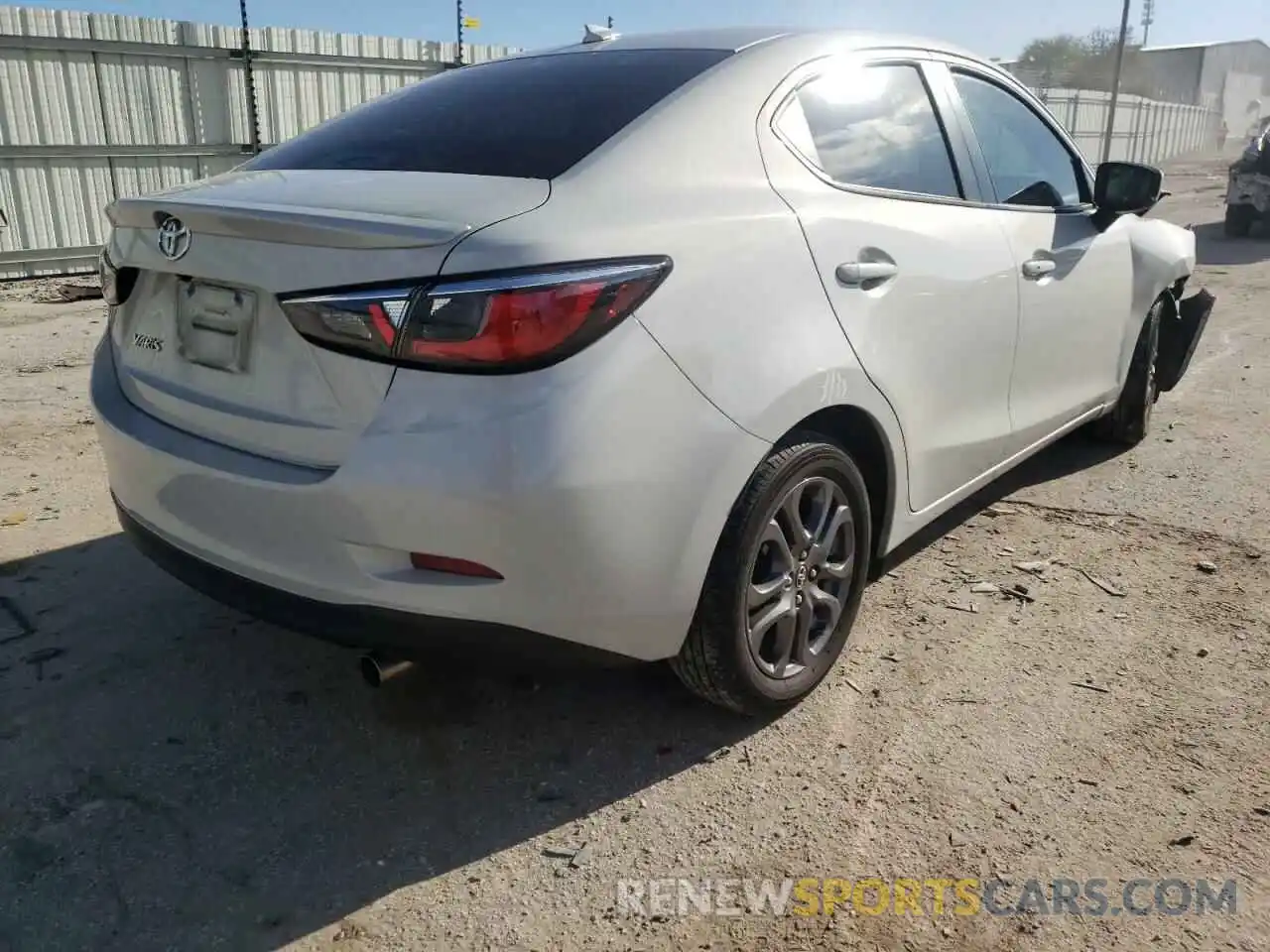 4 Photograph of a damaged car 3MYDLBYV7KY516841 TOYOTA YARIS 2019