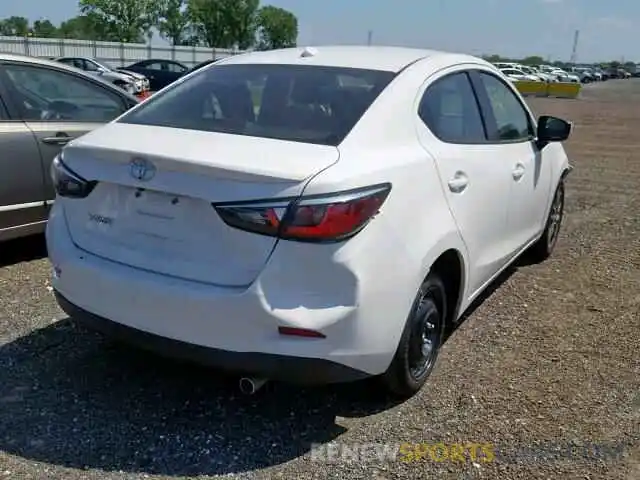 4 Photograph of a damaged car 3MYDLBYV7KY517326 TOYOTA YARIS 2019