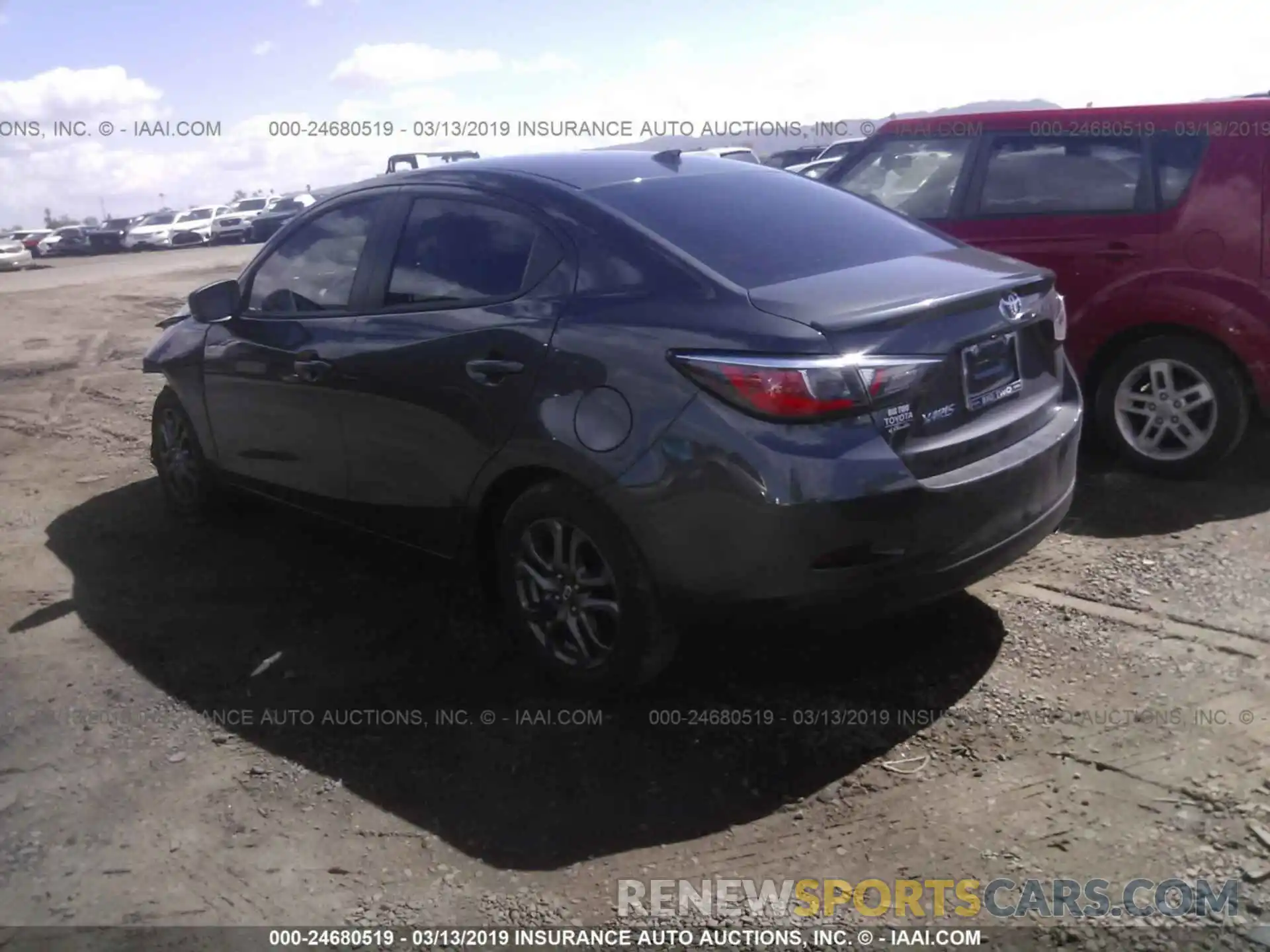 3 Photograph of a damaged car 3MYDLBYV7KY517827 TOYOTA YARIS 2019