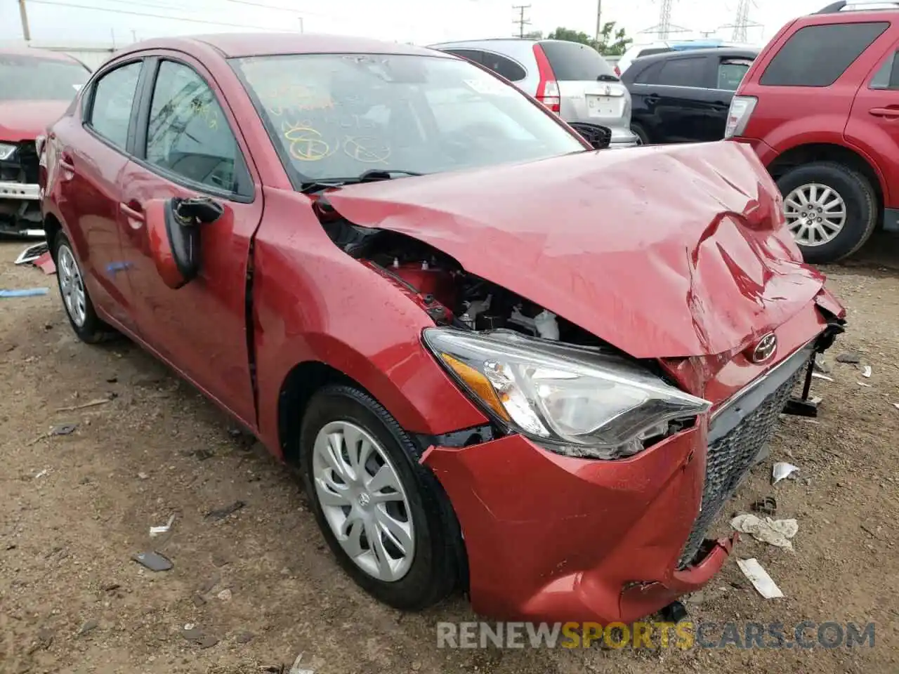 1 Photograph of a damaged car 3MYDLBYV7KY518685 TOYOTA YARIS 2019