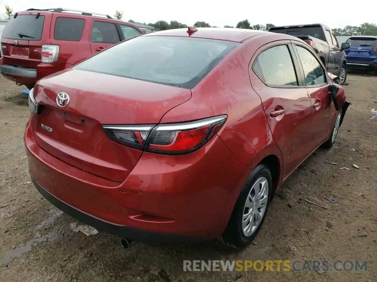 4 Photograph of a damaged car 3MYDLBYV7KY518685 TOYOTA YARIS 2019