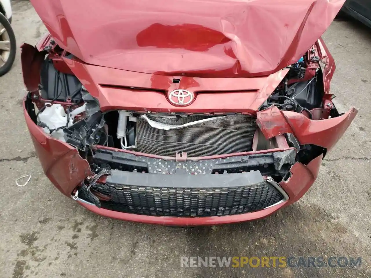 7 Photograph of a damaged car 3MYDLBYV7KY519075 TOYOTA YARIS 2019