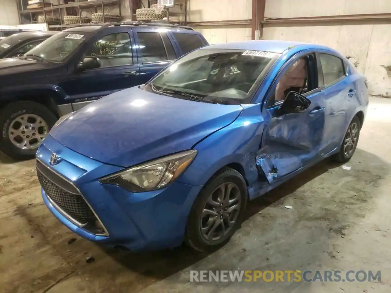 2 Photograph of a damaged car 3MYDLBYV7KY519092 TOYOTA YARIS 2019