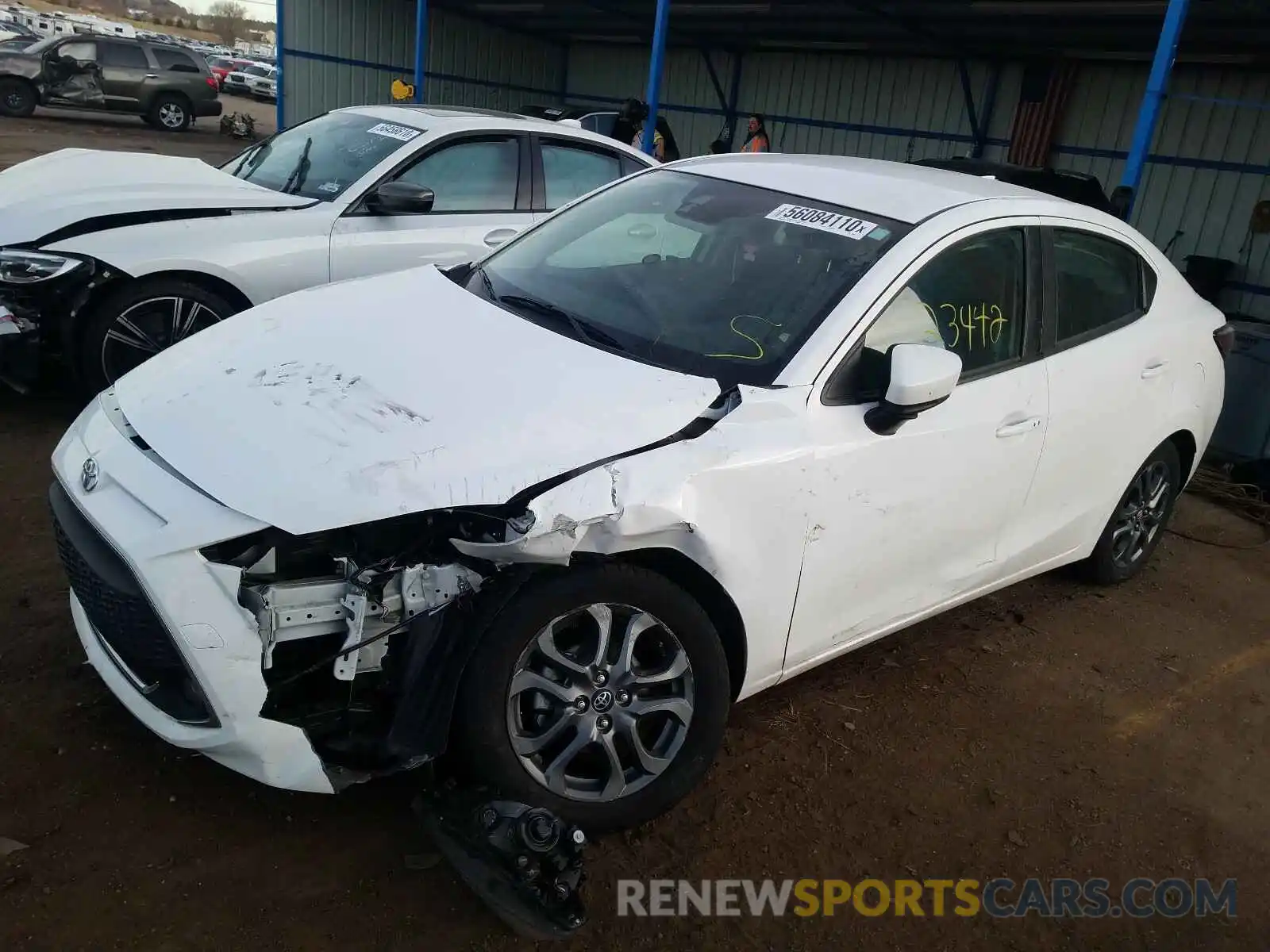 2 Photograph of a damaged car 3MYDLBYV7KY520064 TOYOTA YARIS 2019