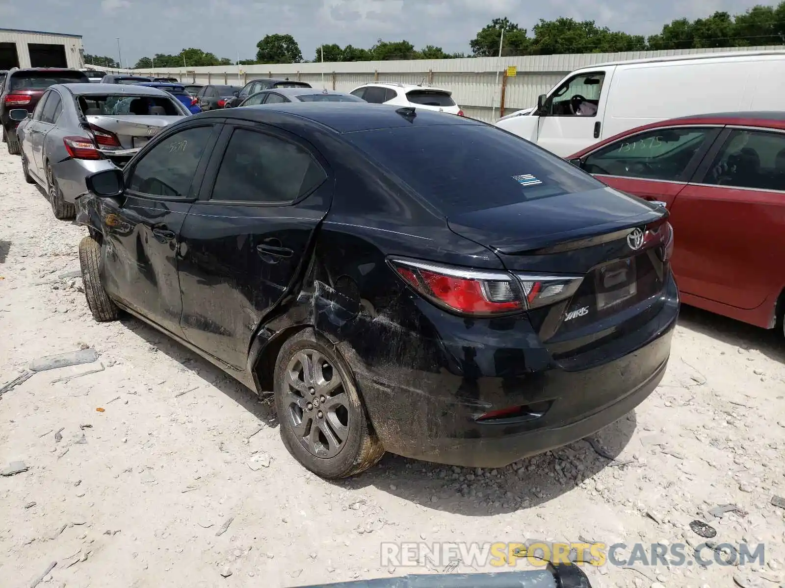 3 Photograph of a damaged car 3MYDLBYV7KY520100 TOYOTA YARIS 2019