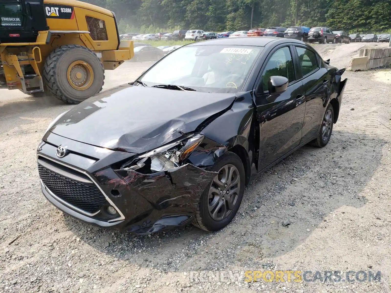 2 Photograph of a damaged car 3MYDLBYV7KY520548 TOYOTA YARIS 2019