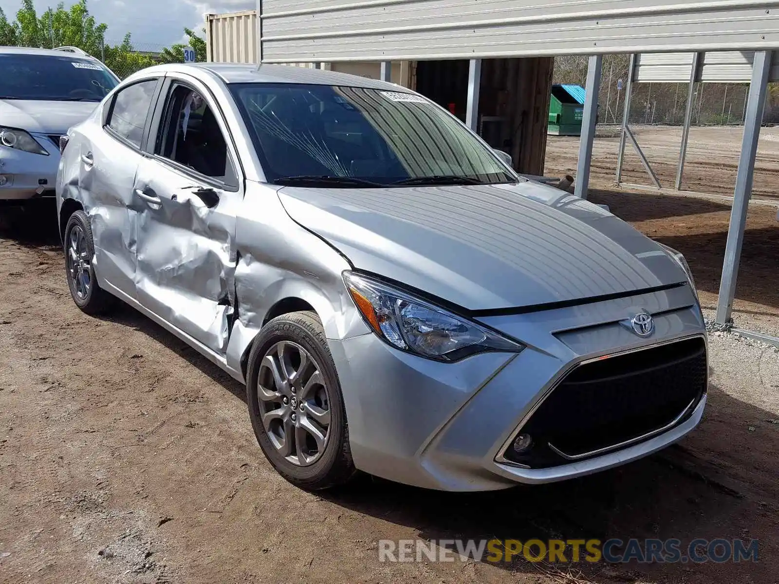 1 Photograph of a damaged car 3MYDLBYV7KY521005 TOYOTA YARIS 2019