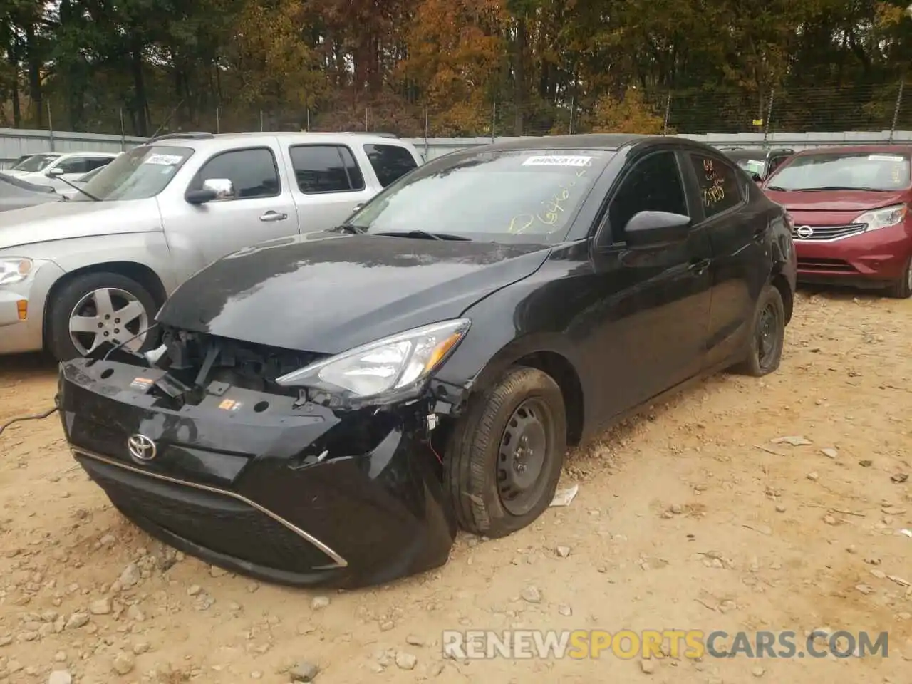 2 Photograph of a damaged car 3MYDLBYV7KY521067 TOYOTA YARIS 2019