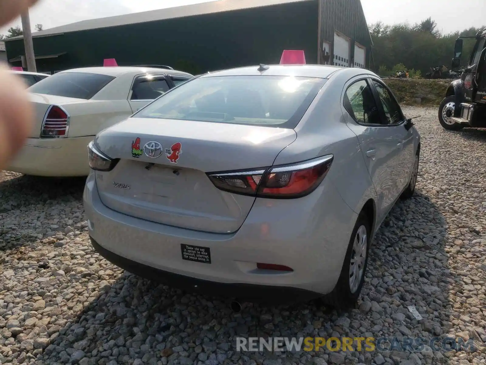 4 Photograph of a damaged car 3MYDLBYV7KY522123 TOYOTA YARIS 2019