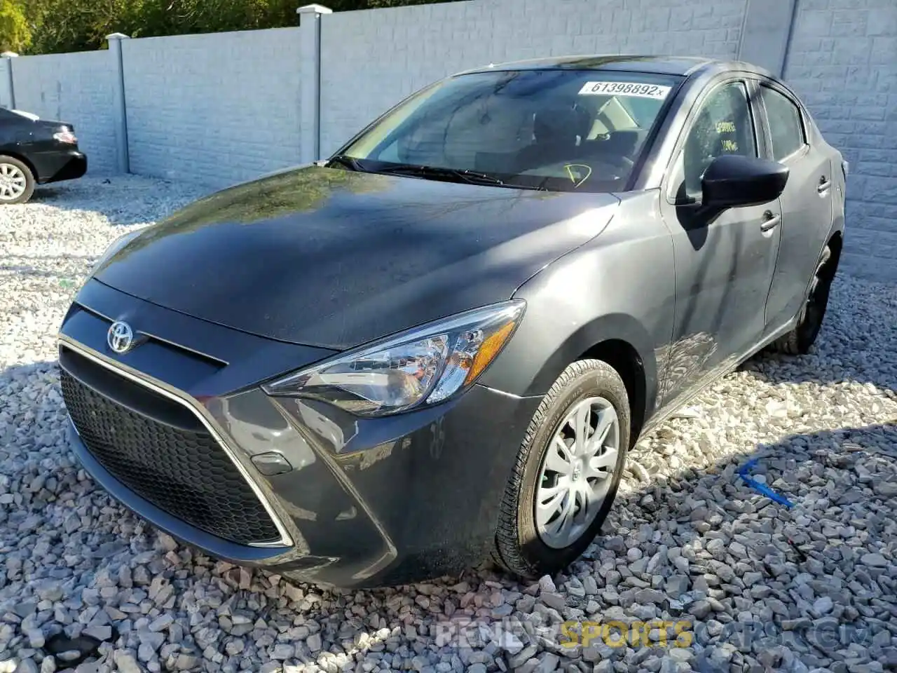 2 Photograph of a damaged car 3MYDLBYV7KY522185 TOYOTA YARIS 2019