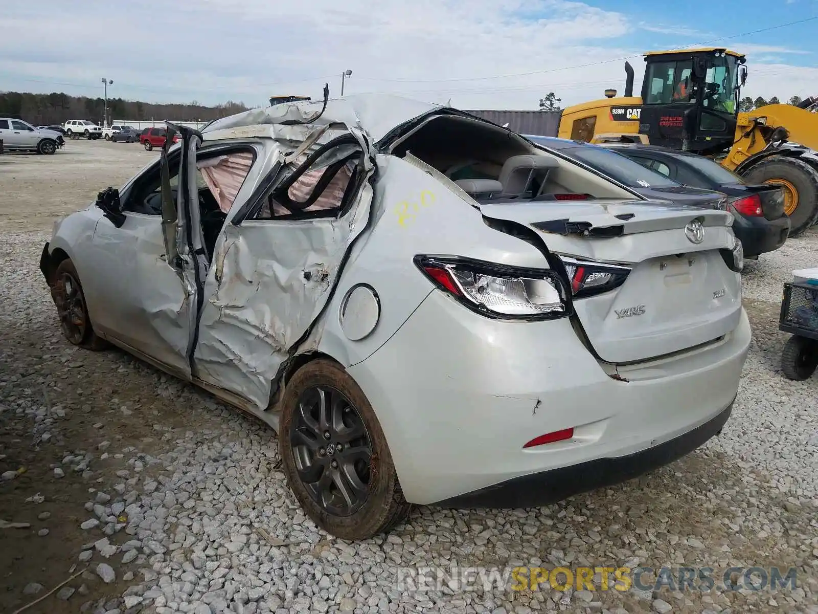 3 Photograph of a damaged car 3MYDLBYV7KY522431 TOYOTA YARIS 2019