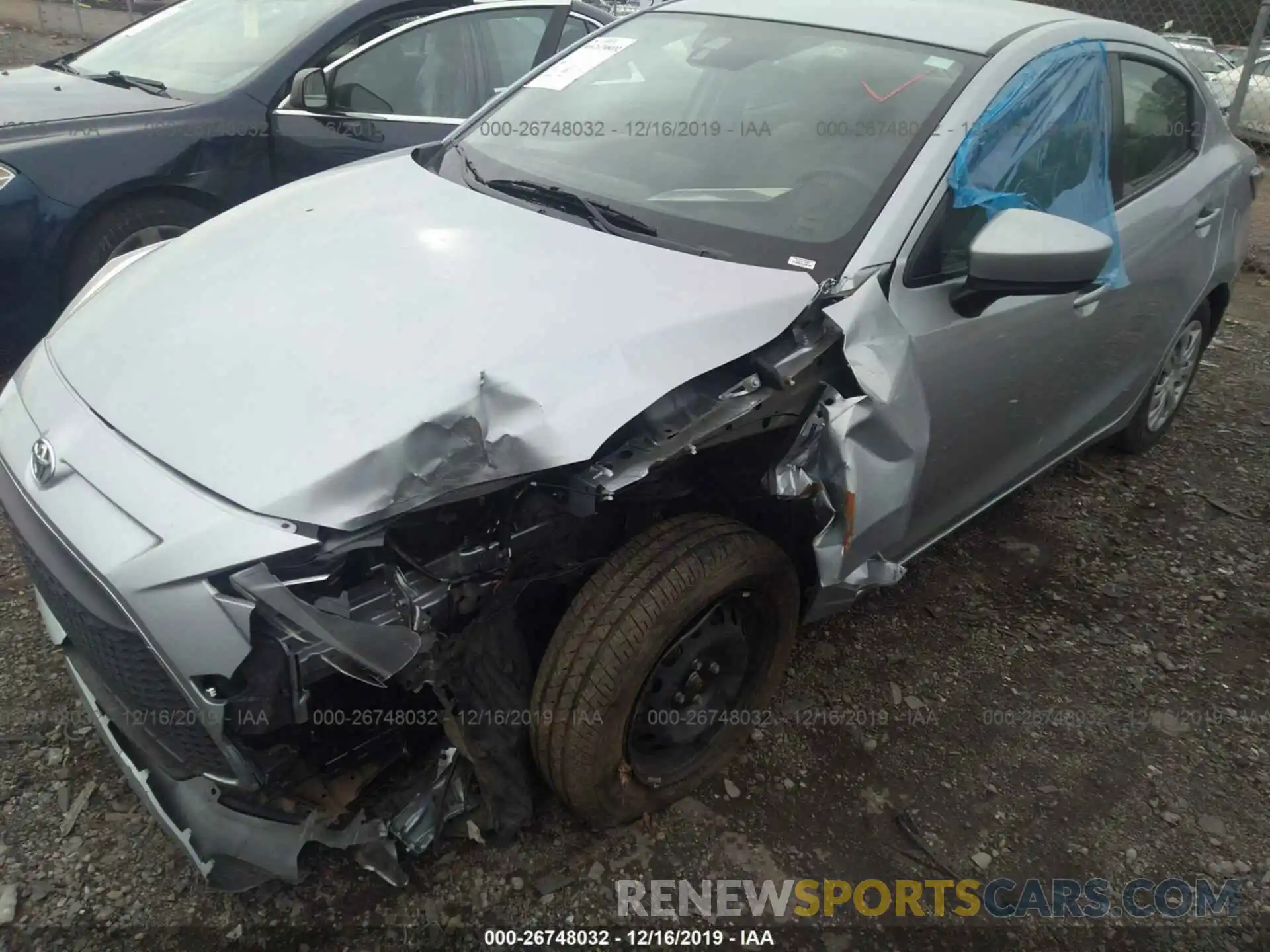 6 Photograph of a damaged car 3MYDLBYV7KY522946 TOYOTA YARIS 2019