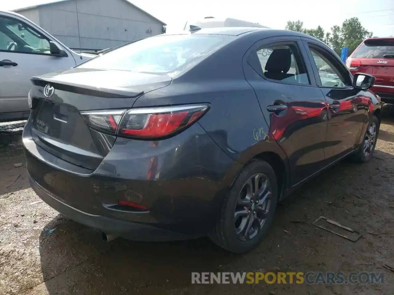 4 Photograph of a damaged car 3MYDLBYV7KY524051 TOYOTA YARIS 2019