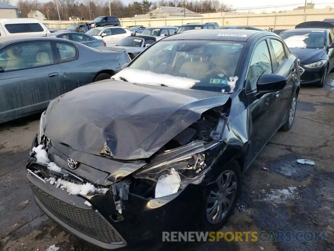 2 Photograph of a damaged car 3MYDLBYV7KY524227 TOYOTA YARIS 2019