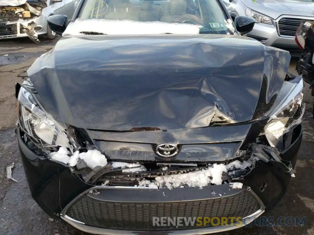 7 Photograph of a damaged car 3MYDLBYV7KY524227 TOYOTA YARIS 2019