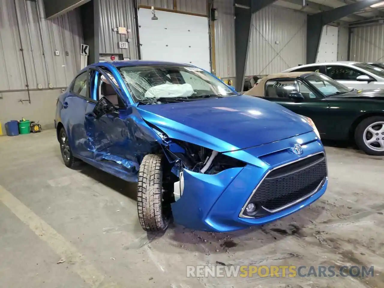 1 Photograph of a damaged car 3MYDLBYV7KY524664 TOYOTA YARIS 2019