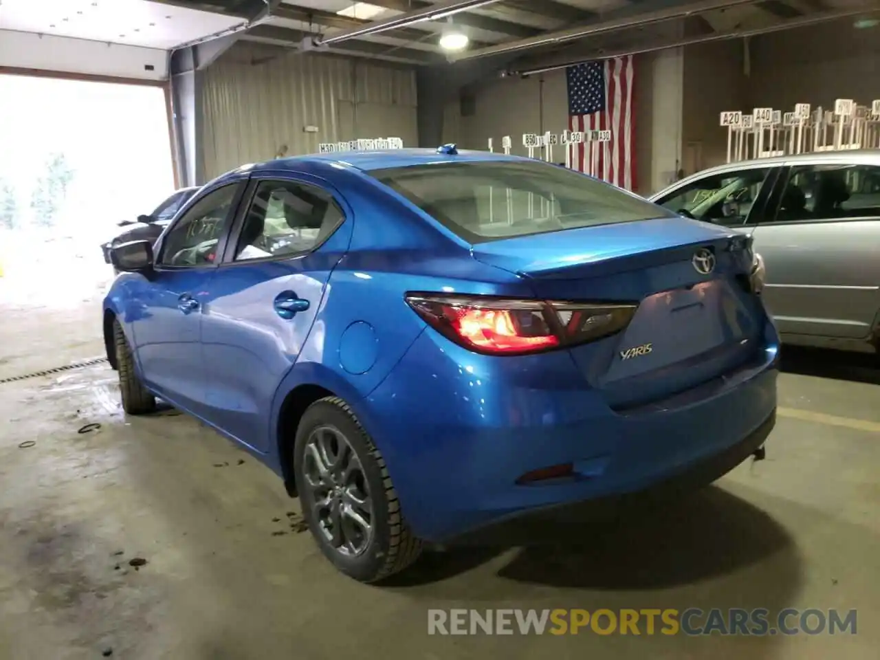 3 Photograph of a damaged car 3MYDLBYV7KY524664 TOYOTA YARIS 2019