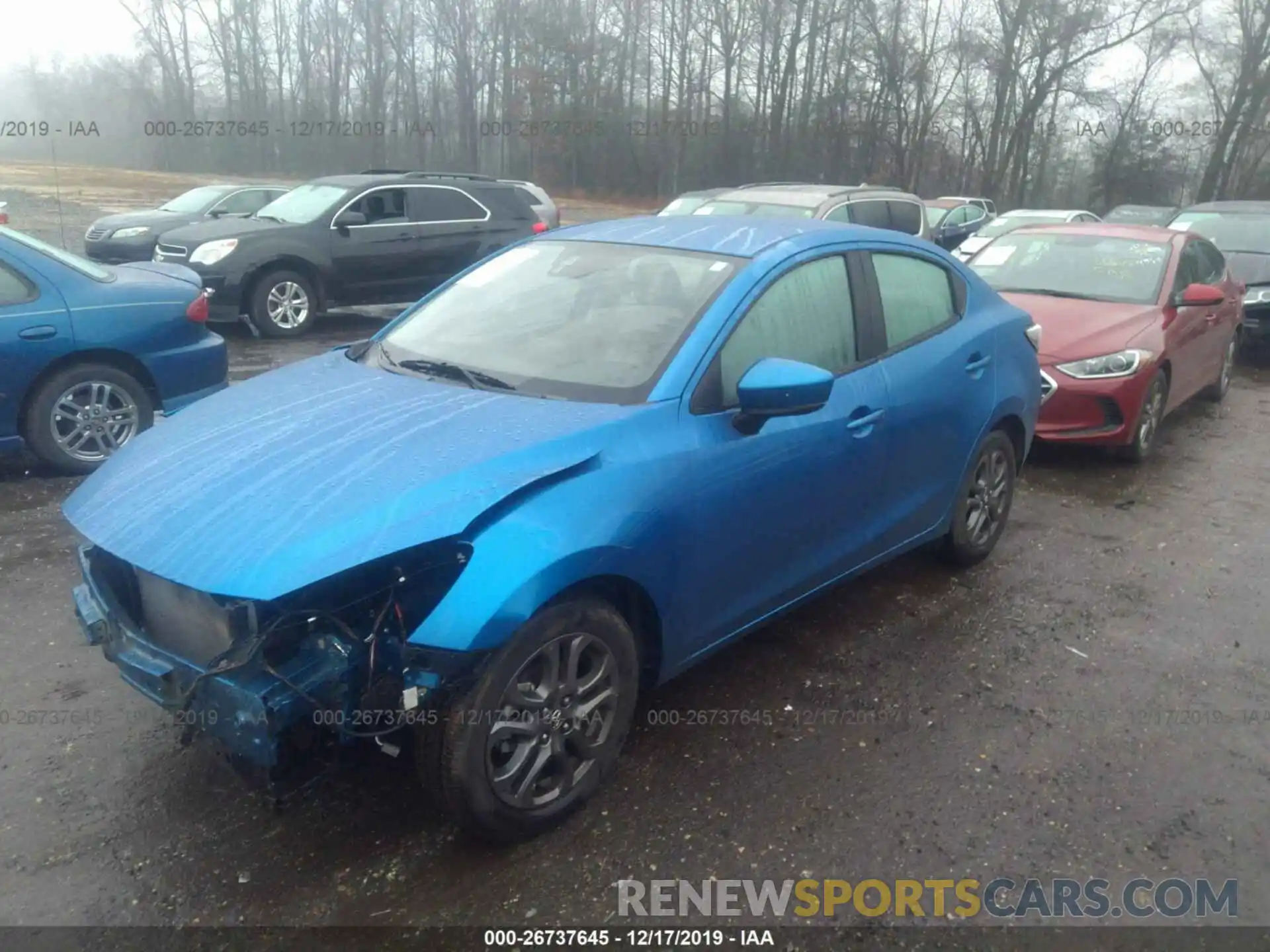 2 Photograph of a damaged car 3MYDLBYV7KY525040 TOYOTA YARIS 2019