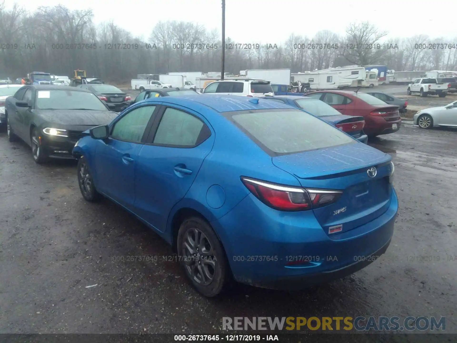 3 Photograph of a damaged car 3MYDLBYV7KY525040 TOYOTA YARIS 2019