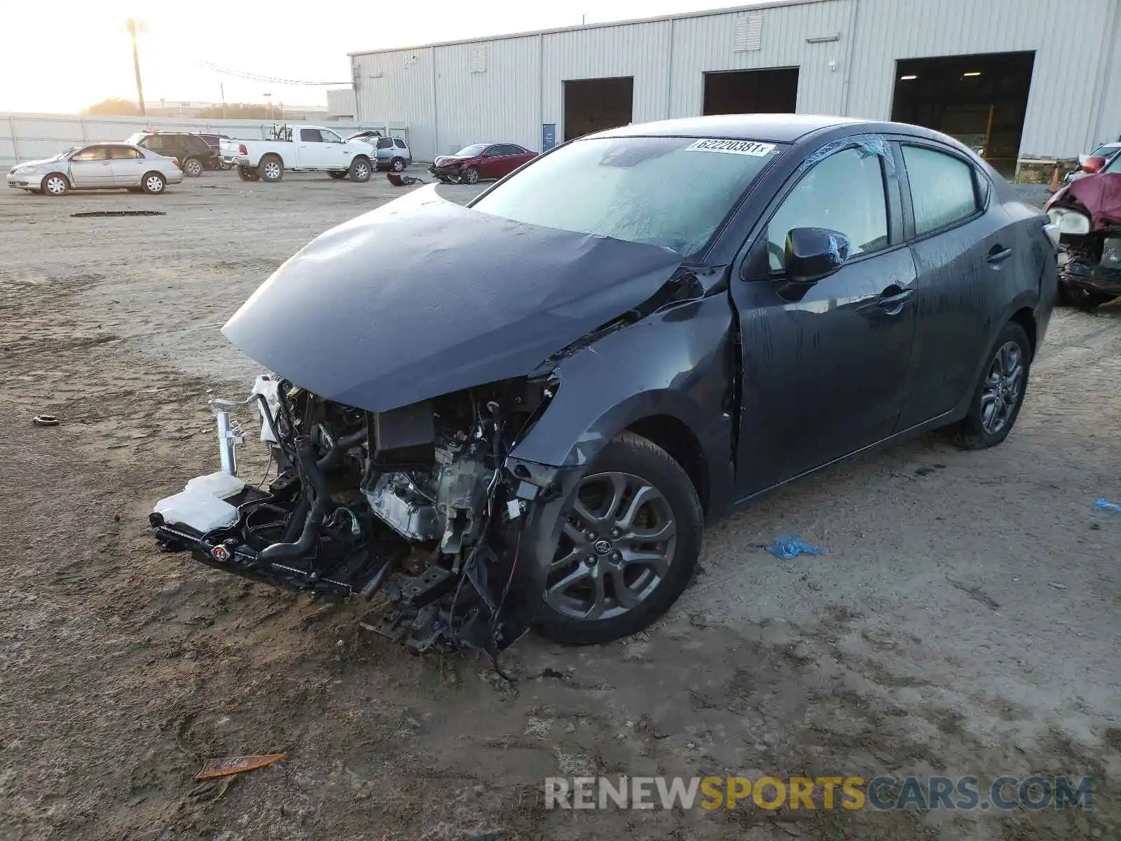 2 Photograph of a damaged car 3MYDLBYV7KY528066 TOYOTA YARIS 2019