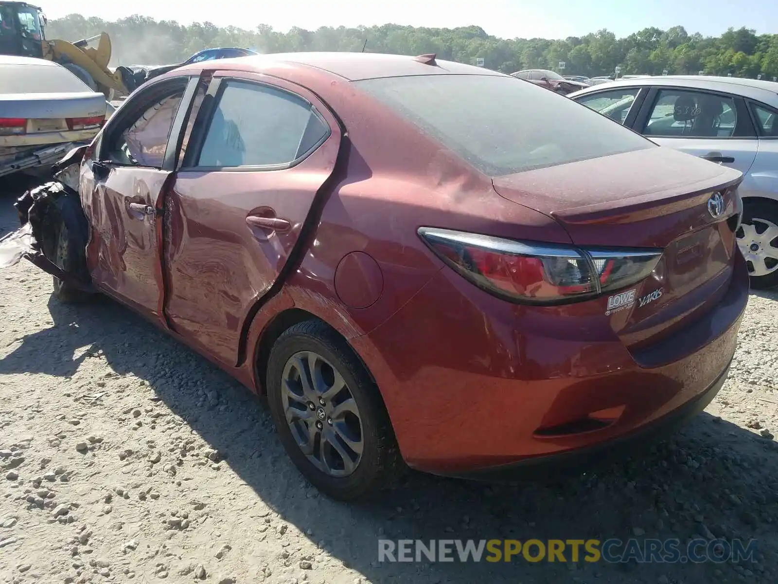 3 Photograph of a damaged car 3MYDLBYV7KY528598 TOYOTA YARIS 2019