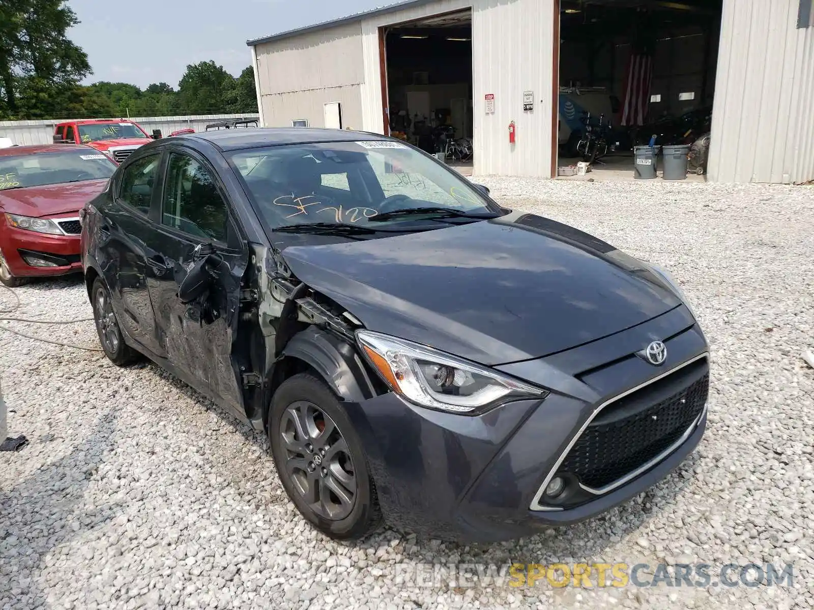 1 Photograph of a damaged car 3MYDLBYV8KY500874 TOYOTA YARIS 2019