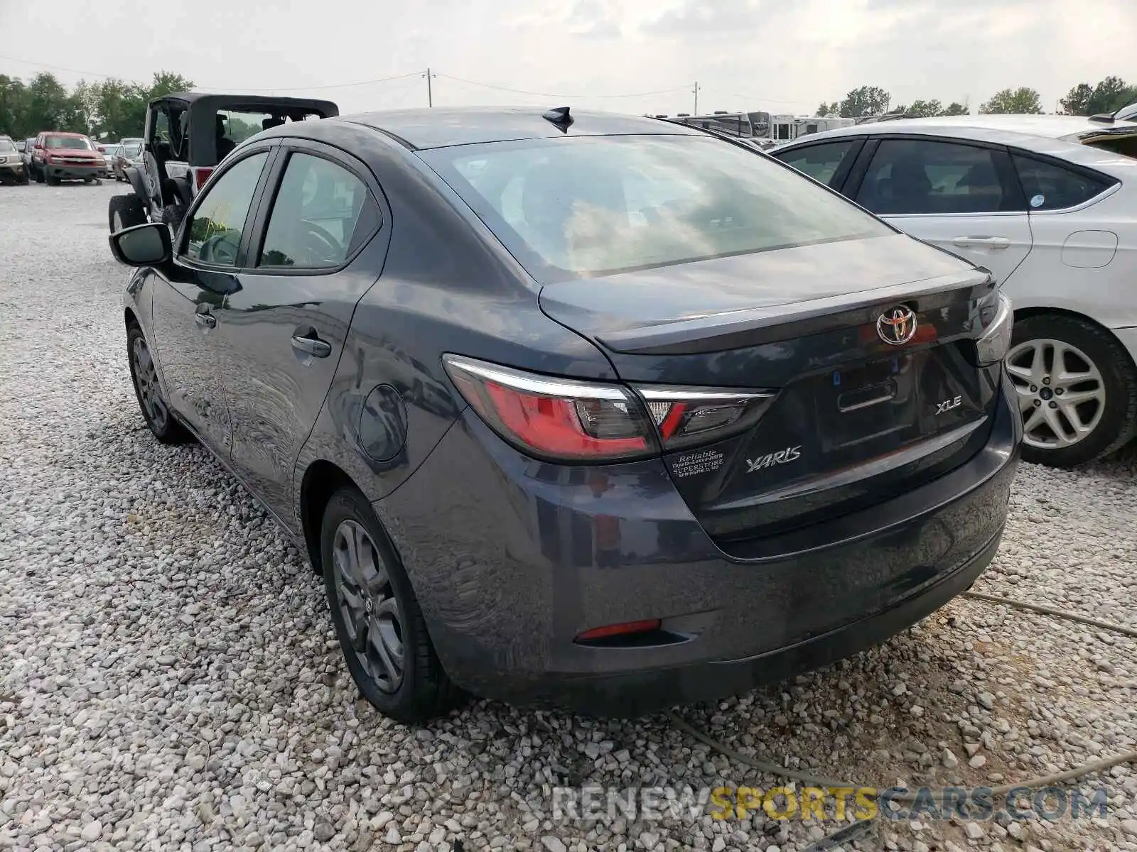 3 Photograph of a damaged car 3MYDLBYV8KY500874 TOYOTA YARIS 2019