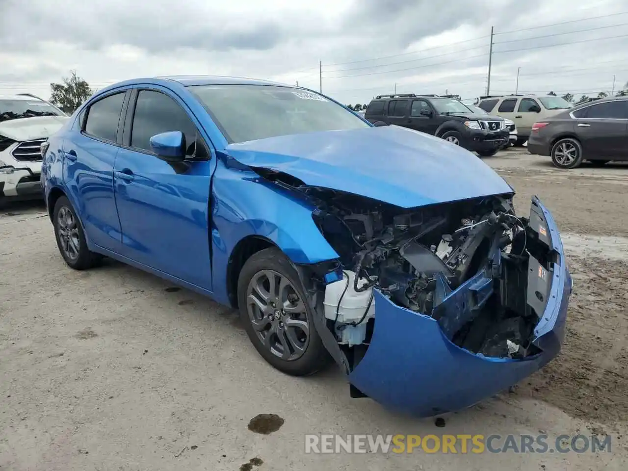 1 Photograph of a damaged car 3MYDLBYV8KY501068 TOYOTA YARIS 2019