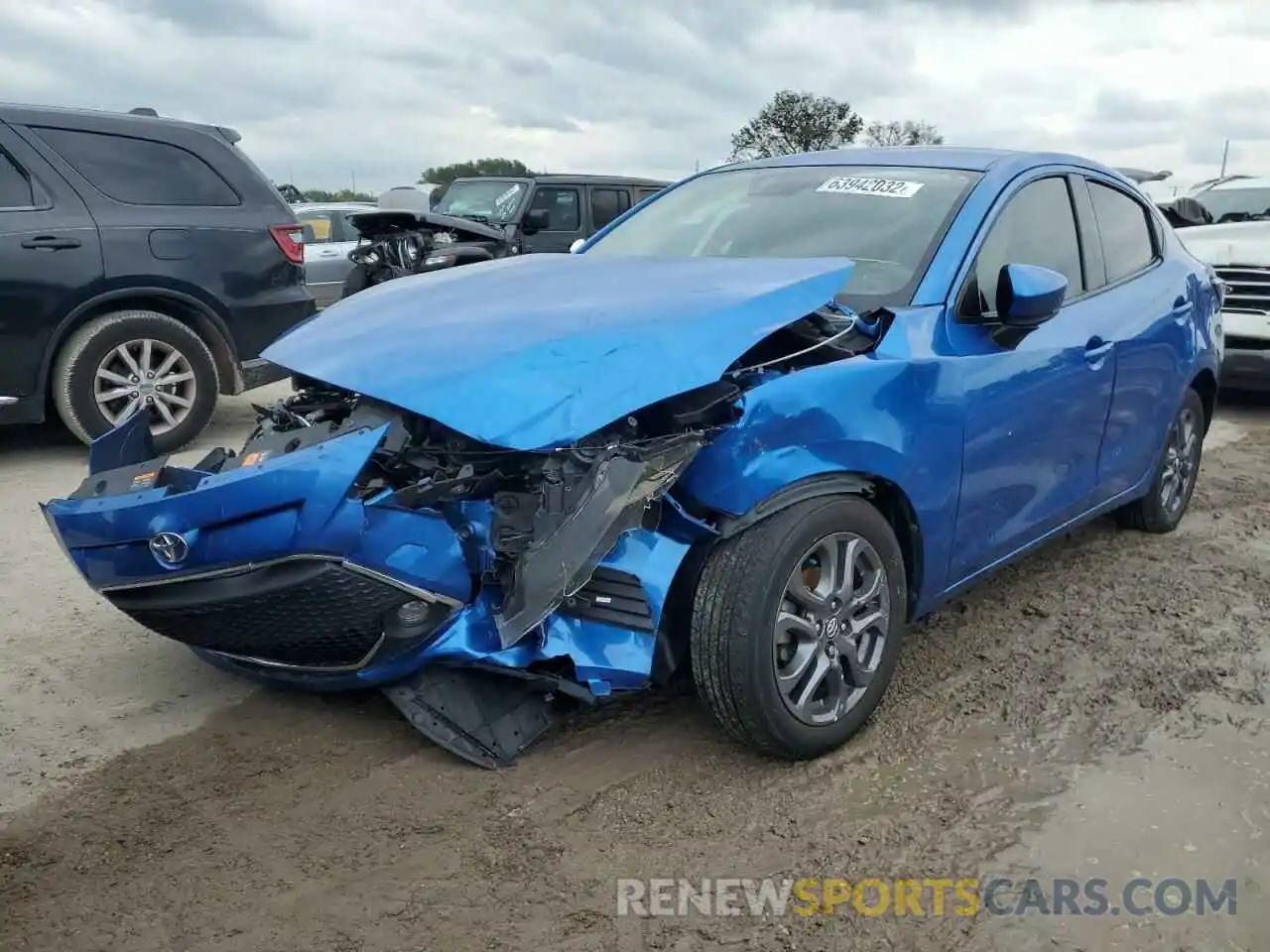 2 Photograph of a damaged car 3MYDLBYV8KY501068 TOYOTA YARIS 2019