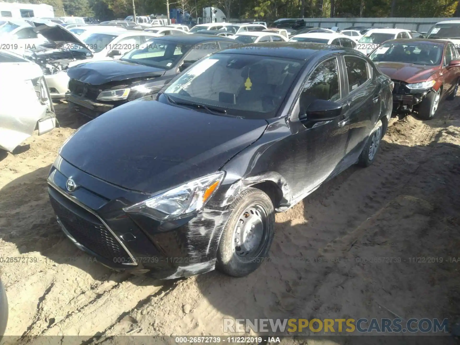 2 Photograph of a damaged car 3MYDLBYV8KY501264 TOYOTA YARIS 2019