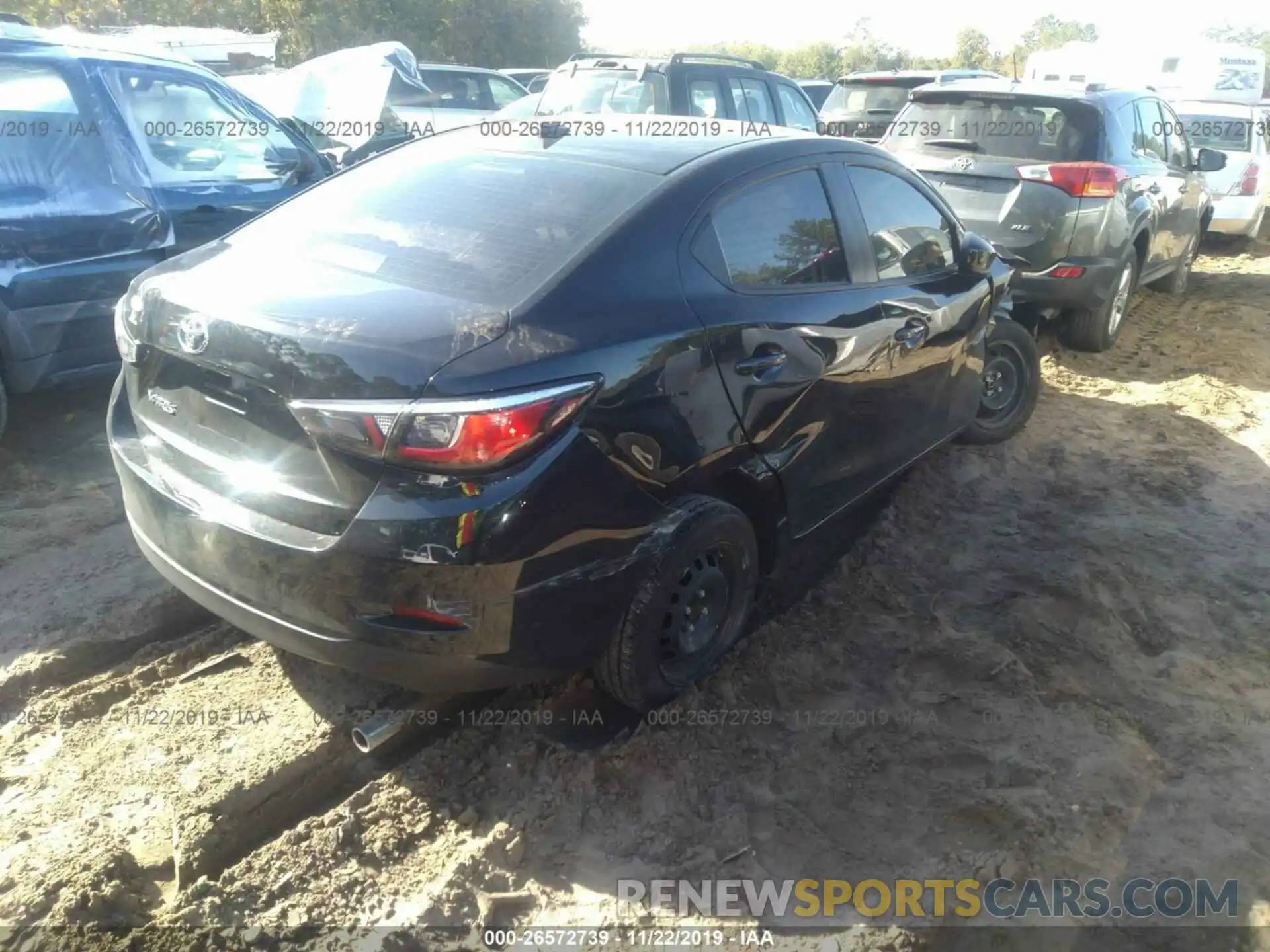 4 Photograph of a damaged car 3MYDLBYV8KY501264 TOYOTA YARIS 2019