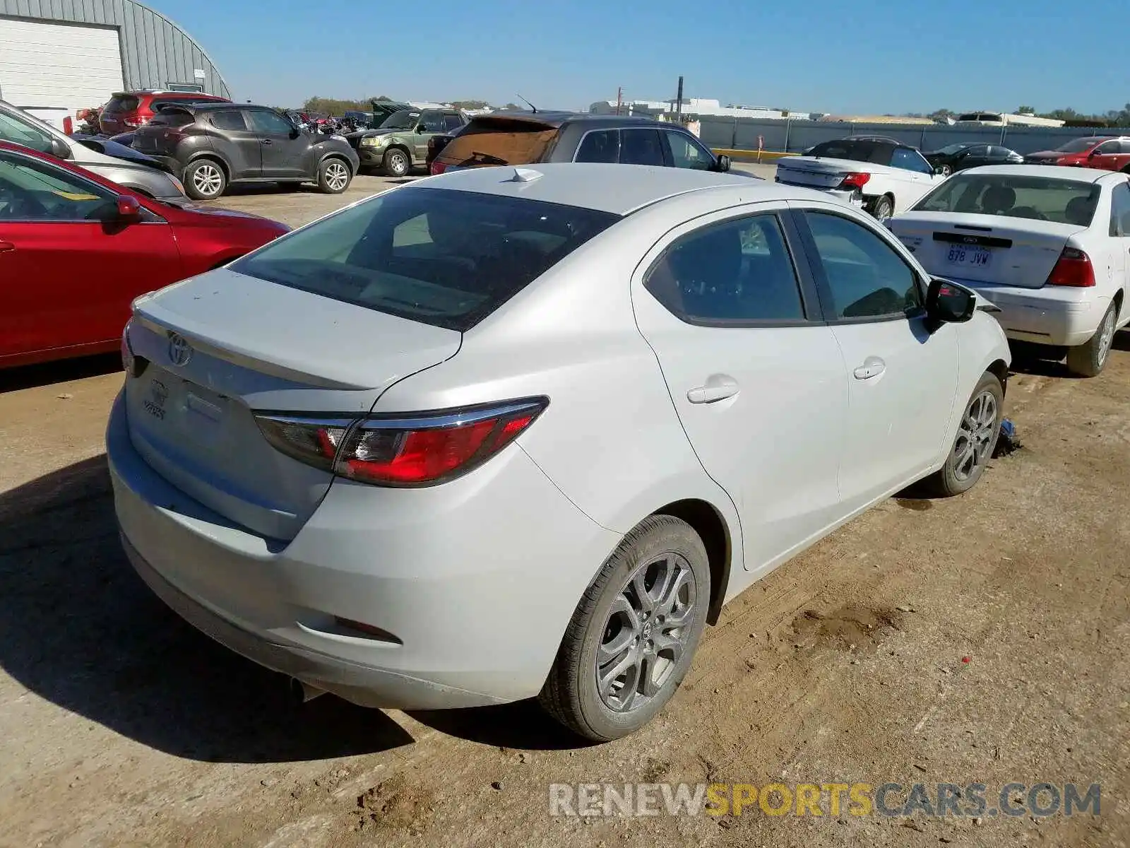 4 Photograph of a damaged car 3MYDLBYV8KY501880 TOYOTA YARIS 2019