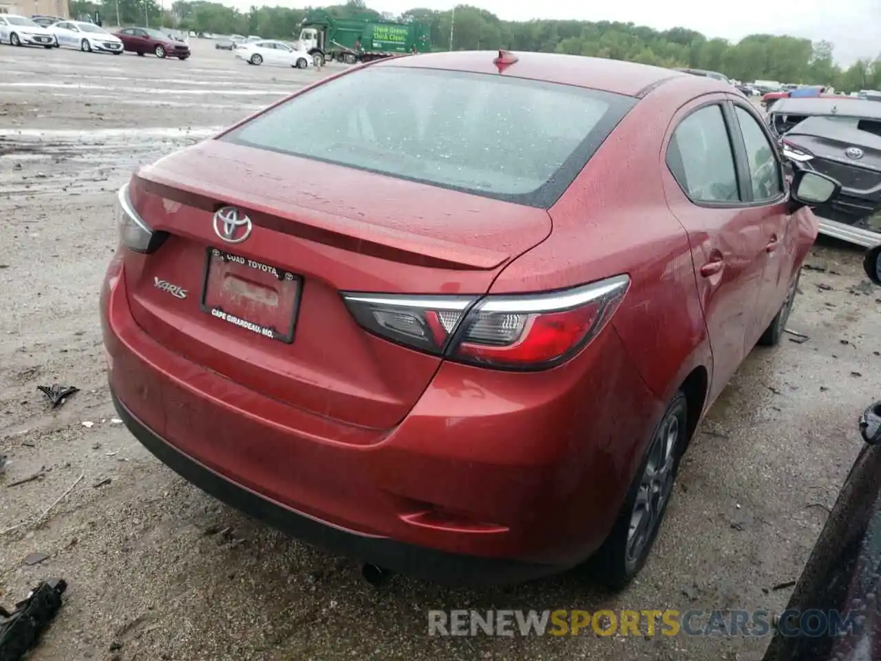 4 Photograph of a damaged car 3MYDLBYV8KY502852 TOYOTA YARIS 2019