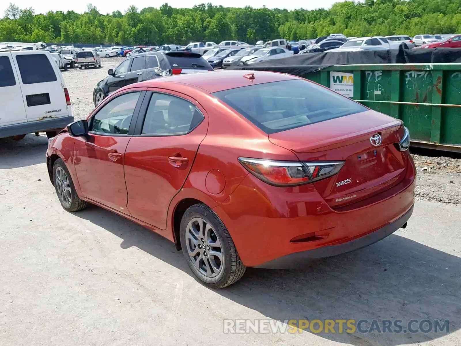 3 Photograph of a damaged car 3MYDLBYV8KY503029 TOYOTA YARIS 2019