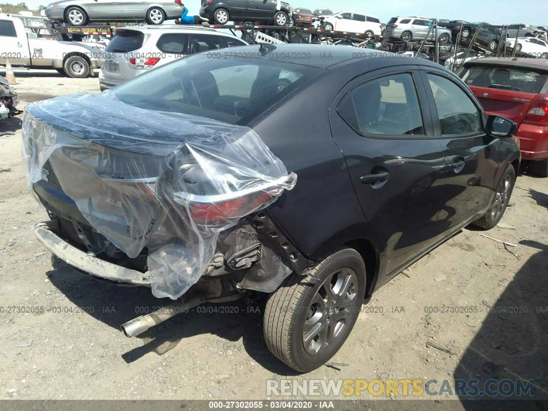 6 Photograph of a damaged car 3MYDLBYV8KY503144 TOYOTA YARIS 2019