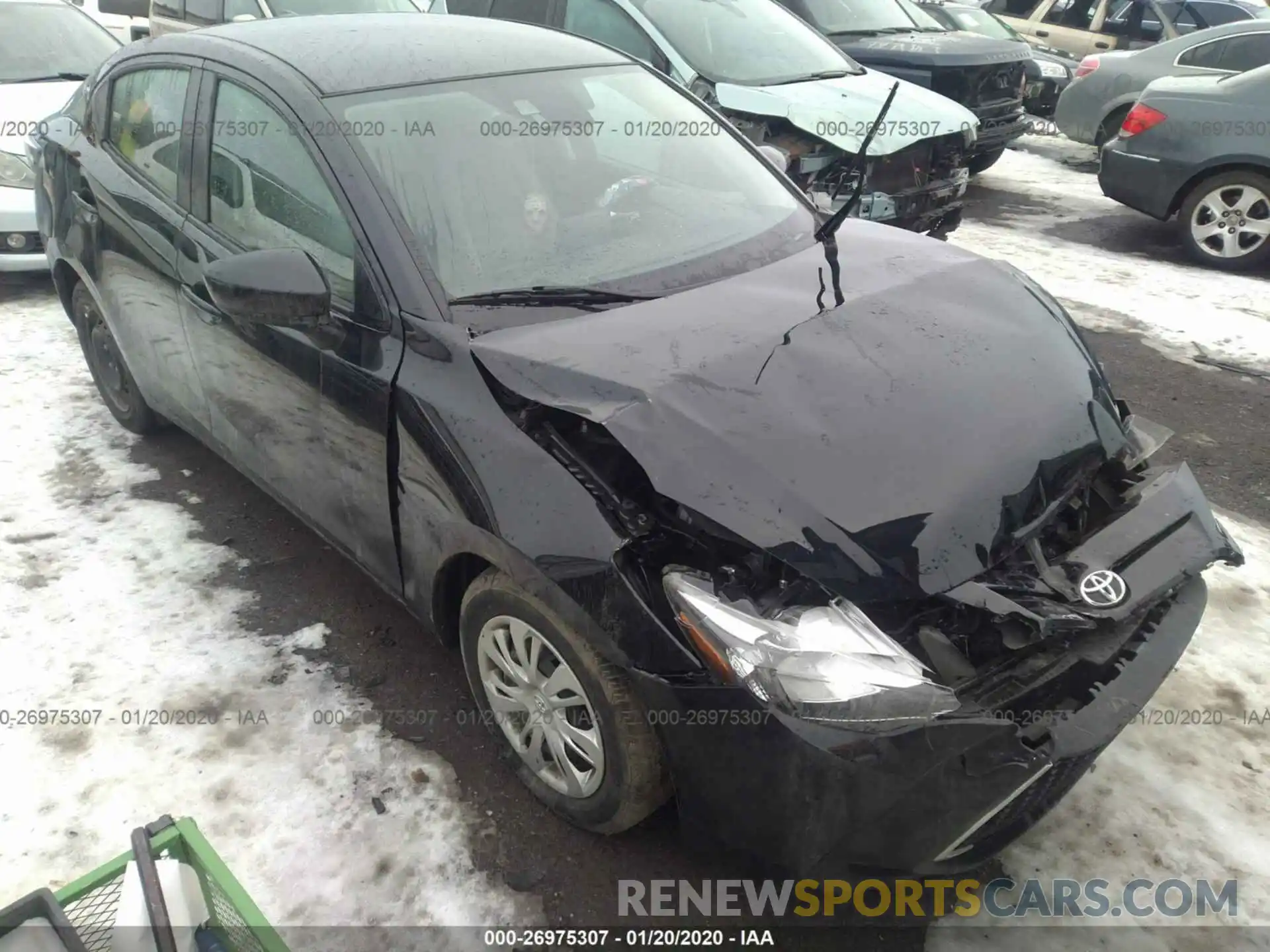 1 Photograph of a damaged car 3MYDLBYV8KY503208 TOYOTA YARIS 2019