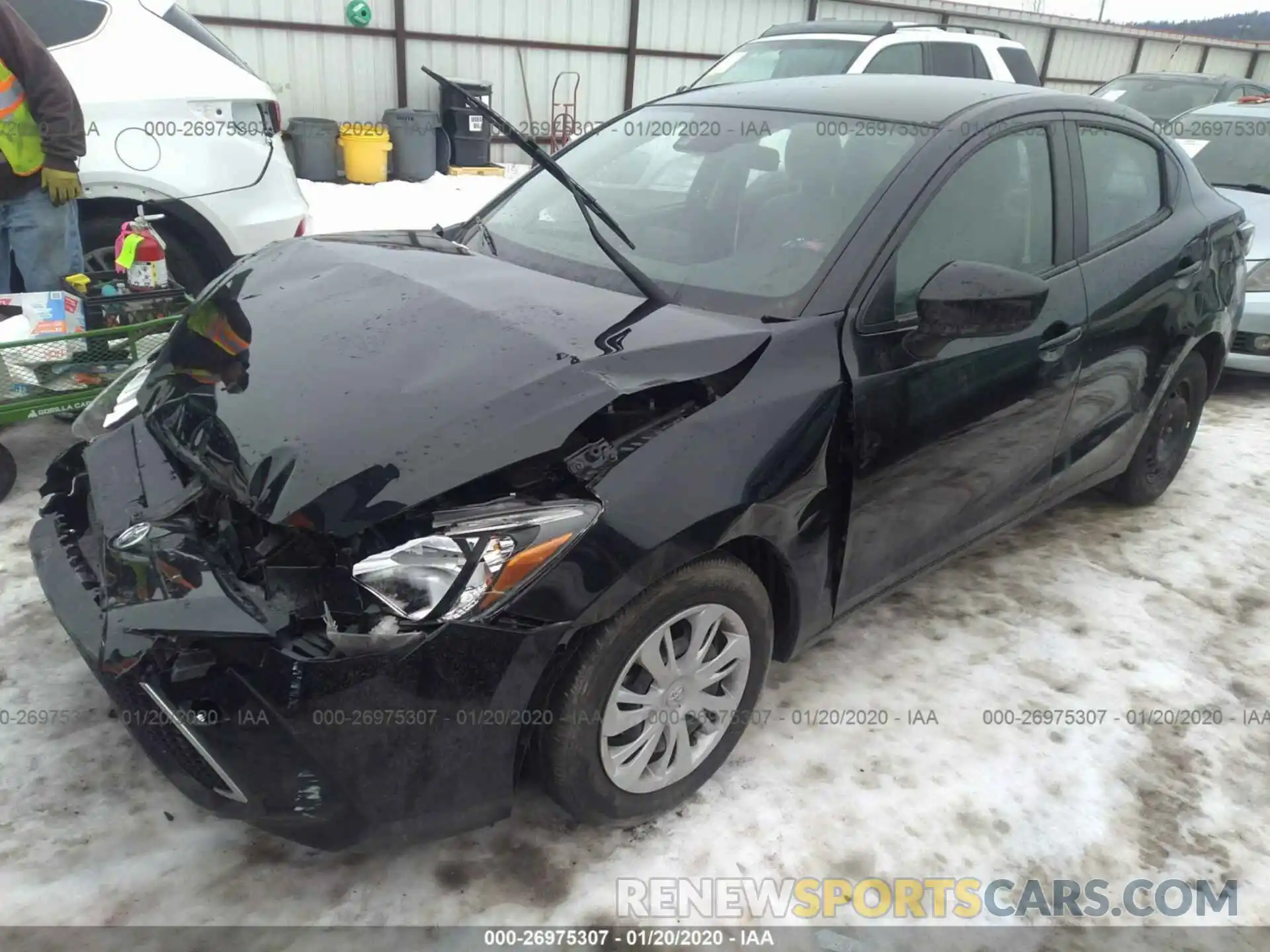 2 Photograph of a damaged car 3MYDLBYV8KY503208 TOYOTA YARIS 2019