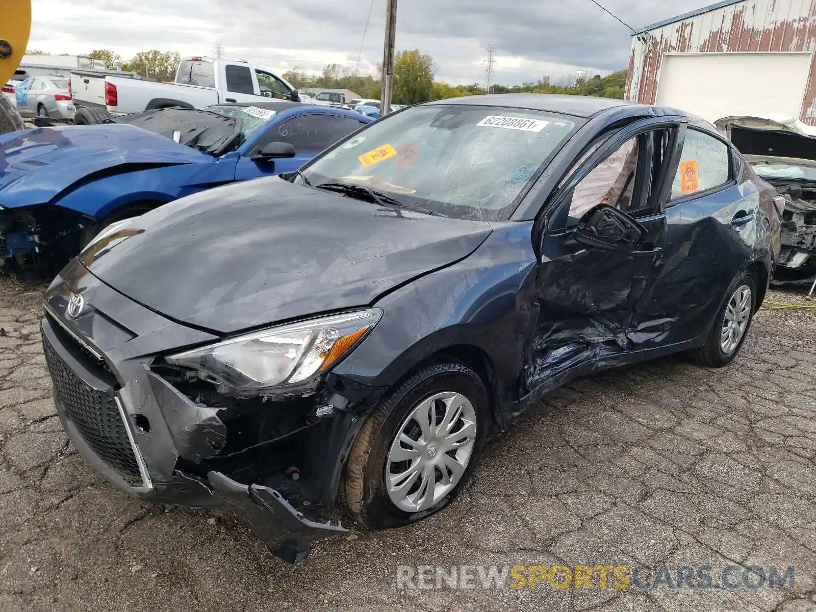 2 Photograph of a damaged car 3MYDLBYV8KY503970 TOYOTA YARIS 2019