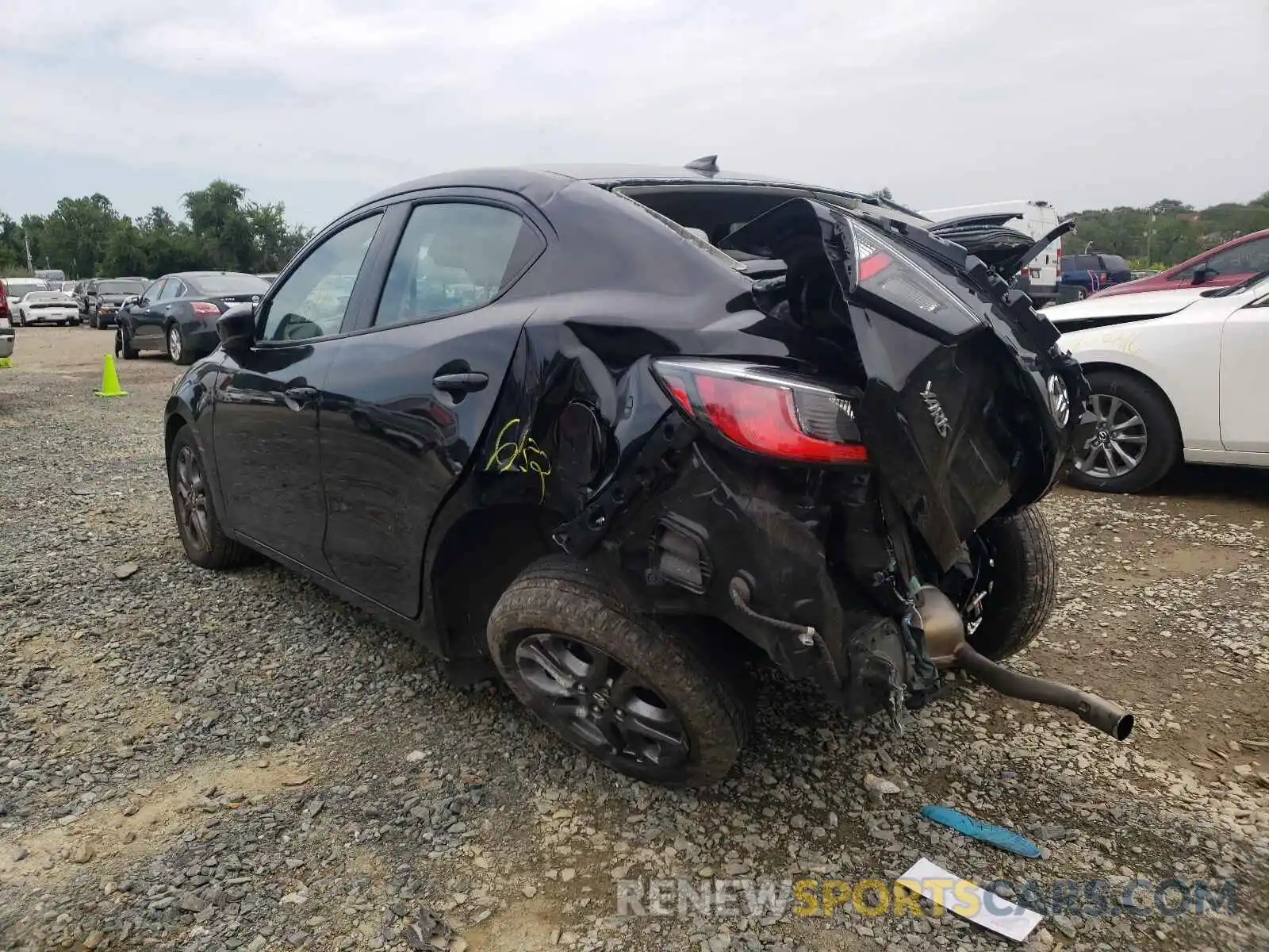 3 Photograph of a damaged car 3MYDLBYV8KY504794 TOYOTA YARIS 2019