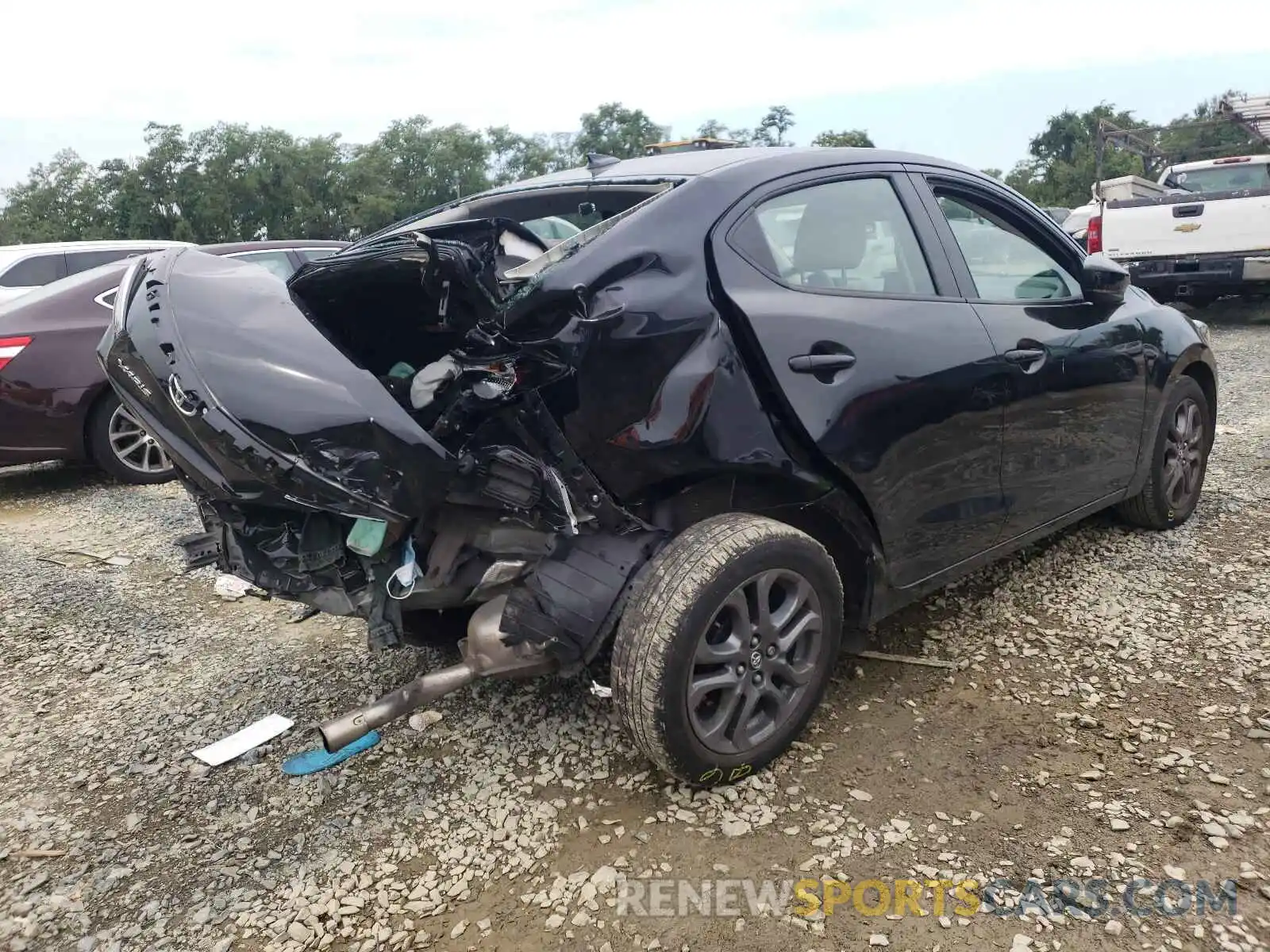 4 Photograph of a damaged car 3MYDLBYV8KY504794 TOYOTA YARIS 2019