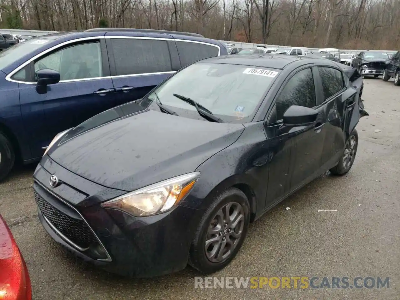 2 Photograph of a damaged car 3MYDLBYV8KY505198 TOYOTA YARIS 2019