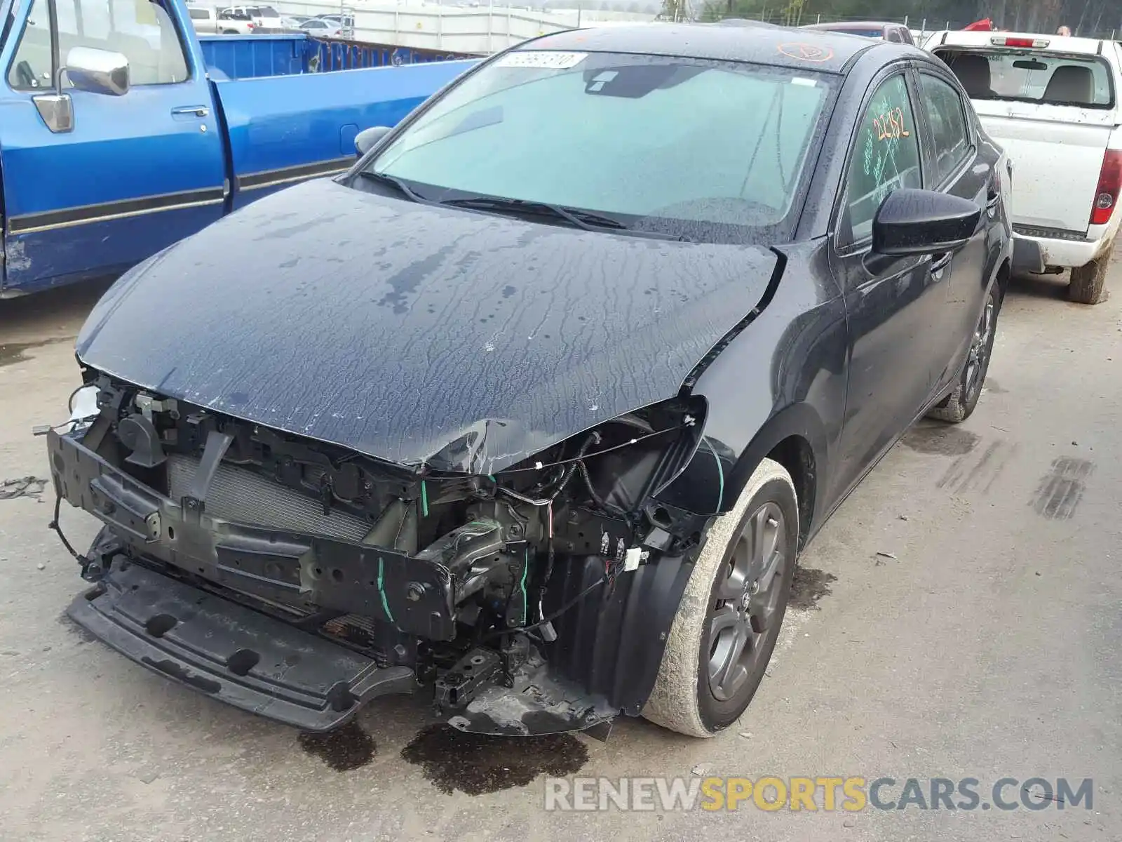 2 Photograph of a damaged car 3MYDLBYV8KY506187 TOYOTA YARIS 2019