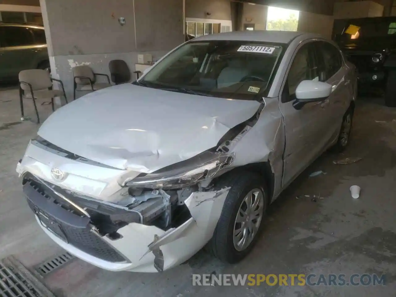 2 Photograph of a damaged car 3MYDLBYV8KY506593 TOYOTA YARIS 2019