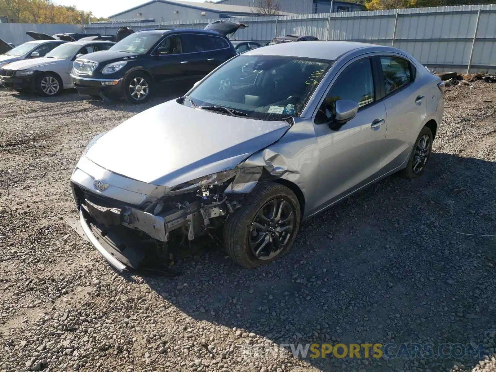 2 Photograph of a damaged car 3MYDLBYV8KY506982 TOYOTA YARIS 2019