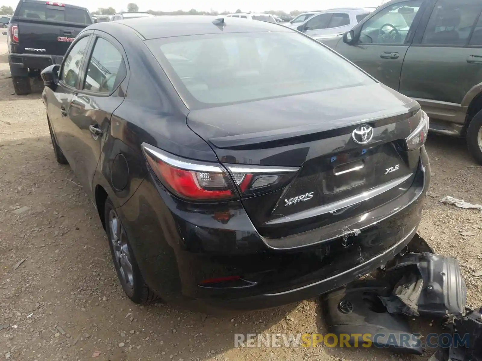 3 Photograph of a damaged car 3MYDLBYV8KY507999 TOYOTA YARIS 2019