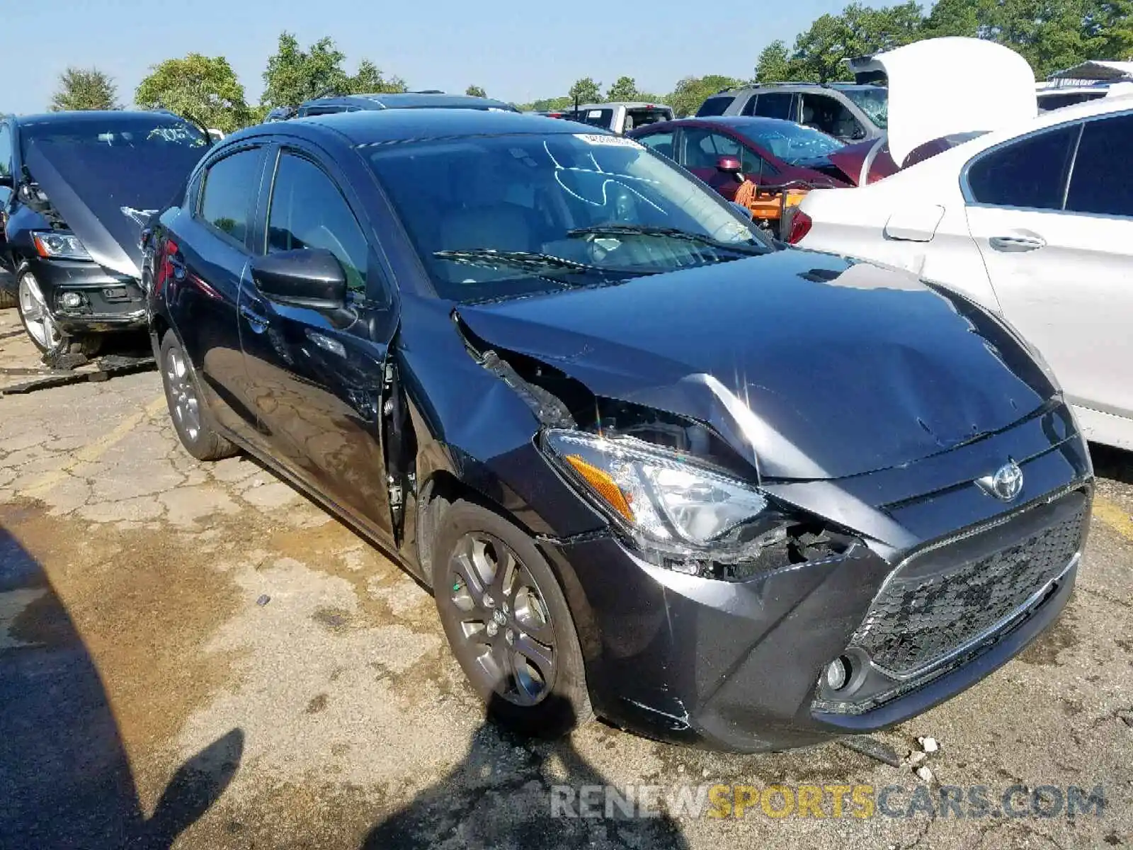 1 Photograph of a damaged car 3MYDLBYV8KY508893 TOYOTA YARIS 2019