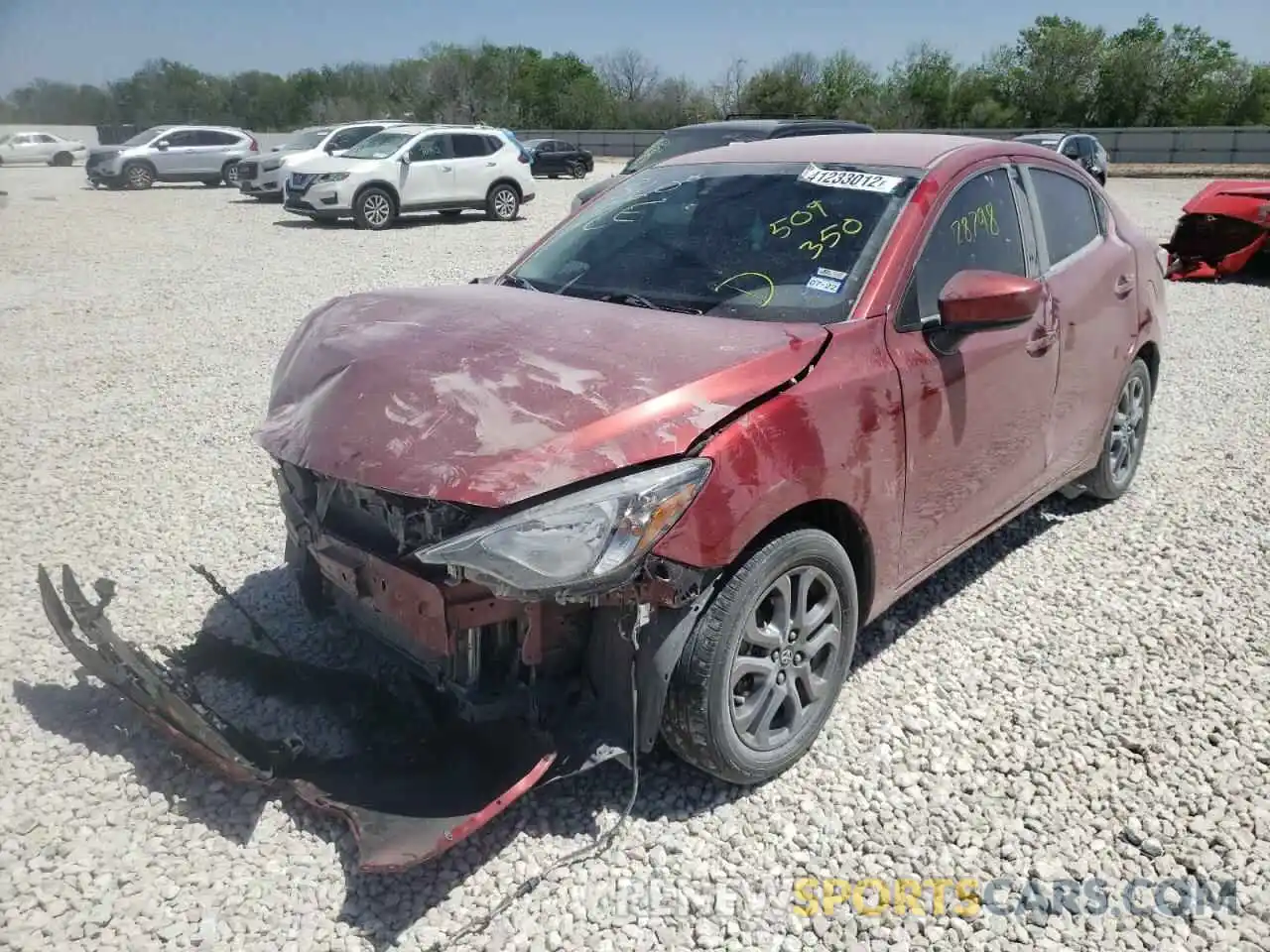 2 Photograph of a damaged car 3MYDLBYV8KY509350 TOYOTA YARIS 2019