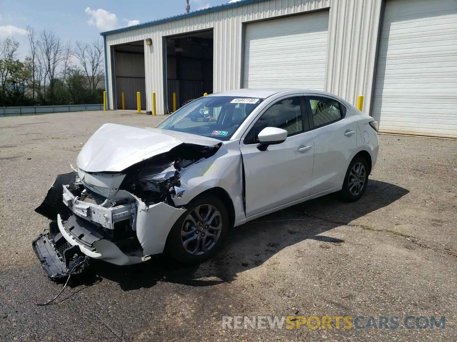 2 Photograph of a damaged car 3MYDLBYV8KY510367 TOYOTA YARIS 2019